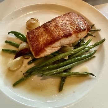 The Capital Grille - Seared Citrus Glazed Salmon with Marcona Almonds and Brown Butter - Steakhouses Near Me - Orlando, Florida