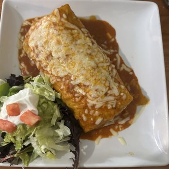 Vallarta Mexican Grill - Vallarta Burrito (red salsa, shredded beef) - Mexican Near Me - Bakersfield, California
