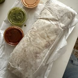 i got the santa ana burrito with asada. first time trying this place bc i was craving a burrito and omg look how big. def recommend i got the santa ana burrito with asada. first time trying this place bc i was craving a burrito and omg look how big. def recommend