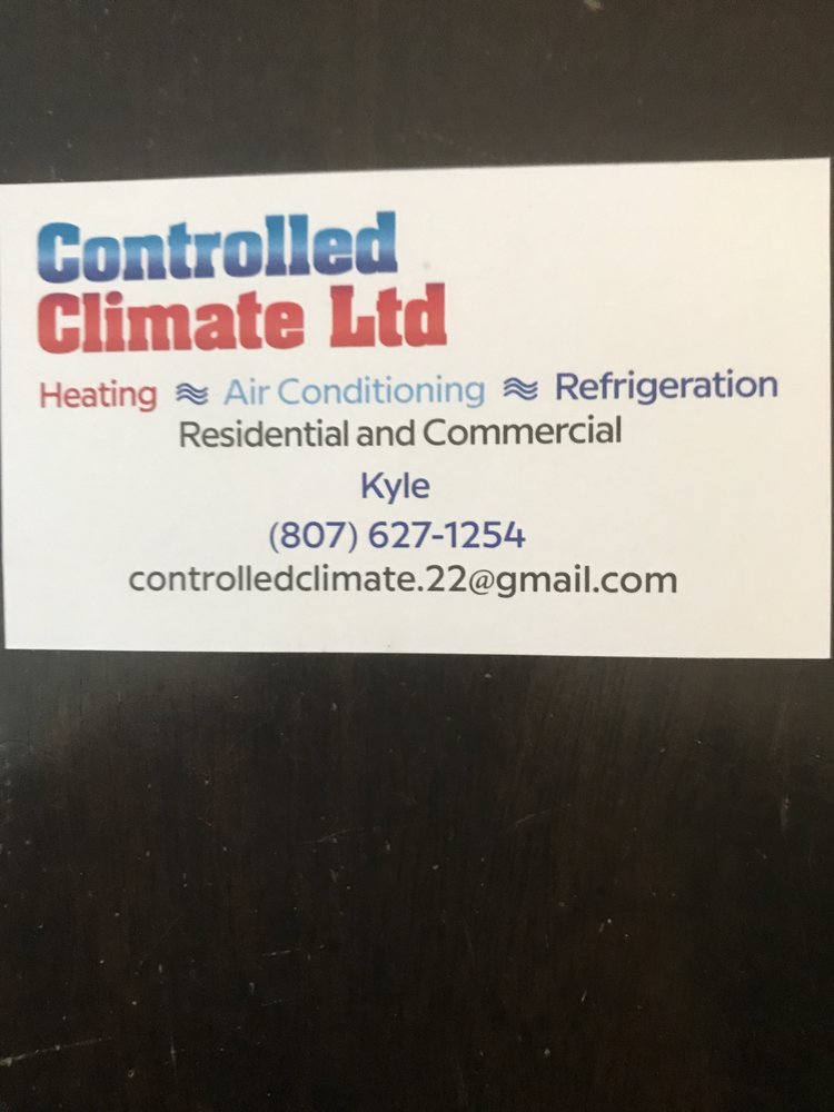 CONTROLLED CLIMATE Updated October 2024 Thunder Bay, Ontario