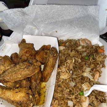Touchdown Wings - Honey Lemon Pepper Wings with Shrimp Fried Rice. - Chicken Wings Near Me - Lawrenceville, Georgia Touchdown Wings - Honey Lemon Pepper Wings with Shrimp Fried Rice. - Chicken Wings Near Me - Lawrenceville, Georgia