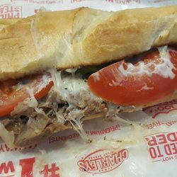 Charley's Philly Steaks - Med. Pepperoni Philly Cheese Steak.