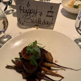 6 is filet with carrots and fingerling potatoes 6 is filet with carrots and fingerling potatoes