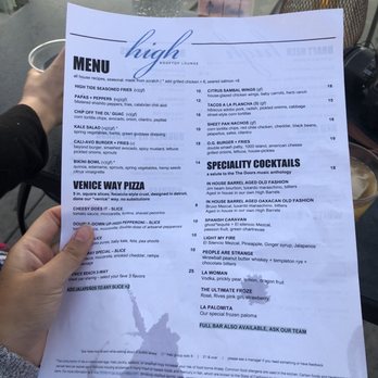 High Rooftop Lounge - Lounges Near Me - Venice, California