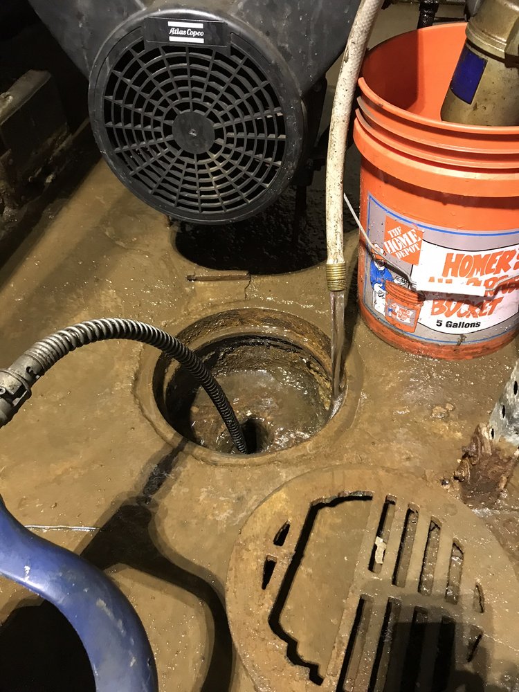 Slide of Remington sewer cleaning