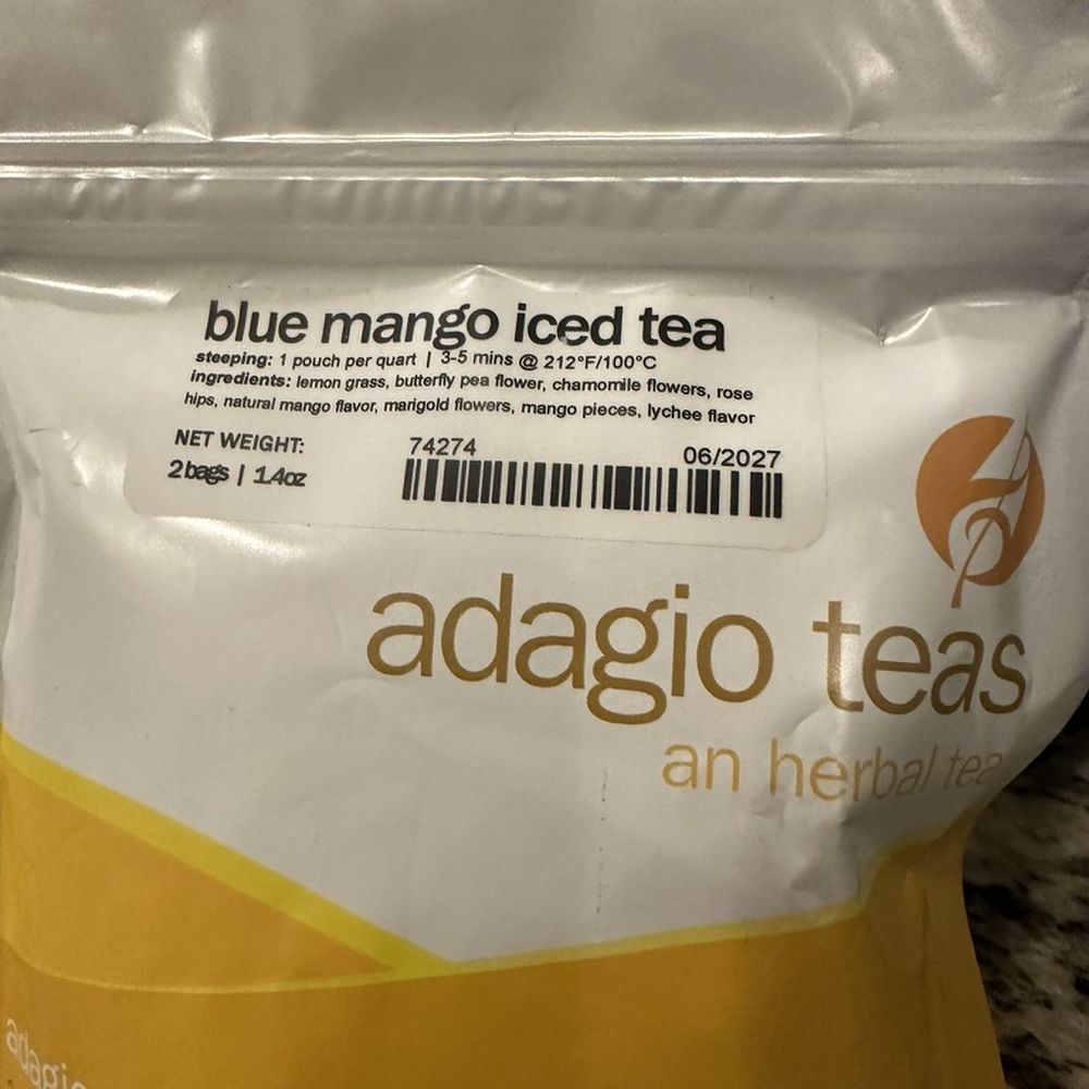 Blue Mango Iced Tea Blue Mango Iced Tea