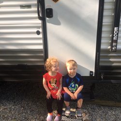 Camper set up complete!