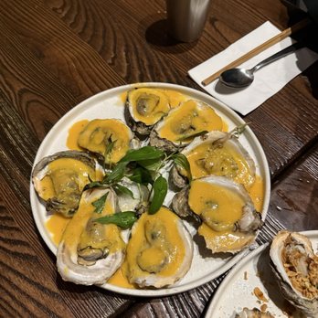 HEM Kitchen And Bar - Salted egg grilled oyster - Vietnamese Near Me - Houston, Texas