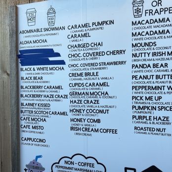 Cozy Cabin Coffee House - Drinks they offer and what's in them. - Coffee & Tea Near Me - Brohman, Michigan Cozy Cabin Coffee House - Drinks they offer and what's in them. - Coffee & Tea Near Me - Brohman, Michigan
