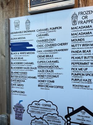 Menu photo 2 Cozy Cabin Coffee House Brohman, MI Menu photo 2 Cozy Cabin Coffee House Brohman, MI