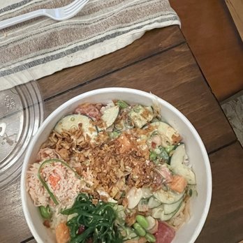 Freshe Poke - Tuna & salmon regular bowl - Poke Near Me - Columbia, South Carolina Freshe Poke - Tuna & salmon regular bowl - Poke Near Me - Columbia, South Carolina