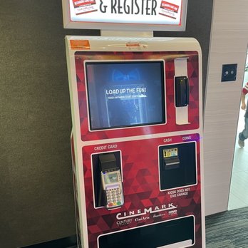 Cinemark - Purchase reload and register for arcade - Cinema Near Me - Jacksonville, Florida