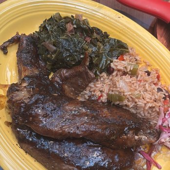 South - Jerk turkey wings collard greens and rice - Southern Near Me - Philadelphia, Pennsylvania
