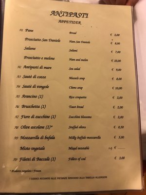 Menu photo 3 Trattoria da Tesone Rome, RM