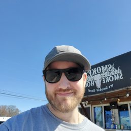 Me outside the Smokehouse