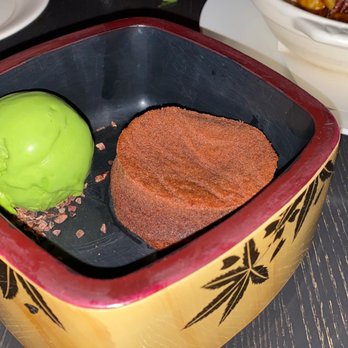 Nobu Washington D.C - Bento Box dessert. Matcha ice cream and chocolate like lava cake. - Japanese Near Me - Washington Dc, District of Columbia Nobu Washington D.C - Bento Box dessert. Matcha ice cream and chocolate like lava cake. - Japanese Near Me - Washington Dc, District of Columbia
