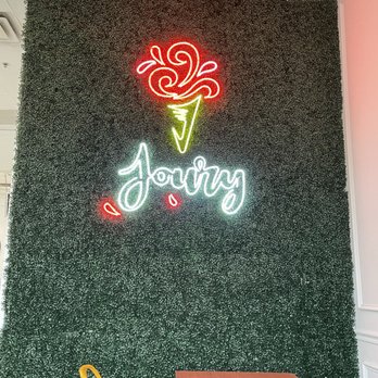 Joury Ice-Cream & Cafe - Cute wall! - Creperies Near Me - Orlando, Florida Joury Ice-Cream & Cafe - Cute wall! - Creperies Near Me - Orlando, Florida