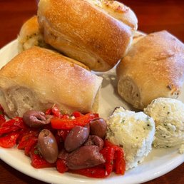 Bread and garlic butter