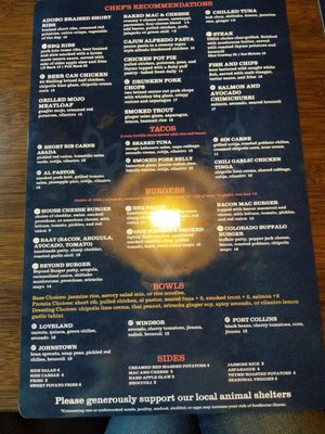 Menu photo 5 Lazy Dog Johnstown Johnstown, CO Menu photo 5 Lazy Dog Johnstown Johnstown, CO