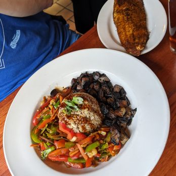 River's End Restaurant - Stir fry with blackened trout - Bars Near Me - Bryson City, North Carolina River's End Restaurant - Stir fry with blackened trout - Bars Near Me - Bryson City, North Carolina