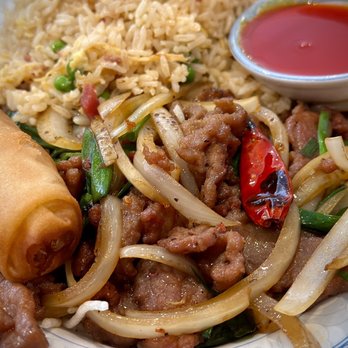 China Villa - Mongolian Beef Lunch Special - Chinese Near Me - Rocklin, California