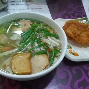 Pho-Bo-Ga La Restaurant - Hi Tieu Nam Vang (Phnom Penh Tapioca Noodle Soup), comes with a shrimp cracker. This is a small $10.50. - Vietnamese Near Me - Ottawa, Ontario Pho-Bo-Ga La Restaurant - Hi Tieu Nam Vang (Phnom Penh Tapioca Noodle Soup), comes with a shrimp cracker. This is a small $10.50. - Vietnamese Near Me - Ottawa, Ontario