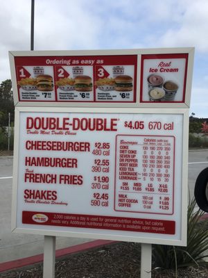 Menu photo 5 In-N-Out Burger Ventura, CA