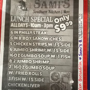 Sami’s Southern Kitchen & More - Southern Near Me - Sapulpa, Oklahoma Sami’s Southern Kitchen & More - Southern Near Me - Sapulpa, Oklahoma