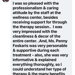 Foskaris Wellness - Client Review