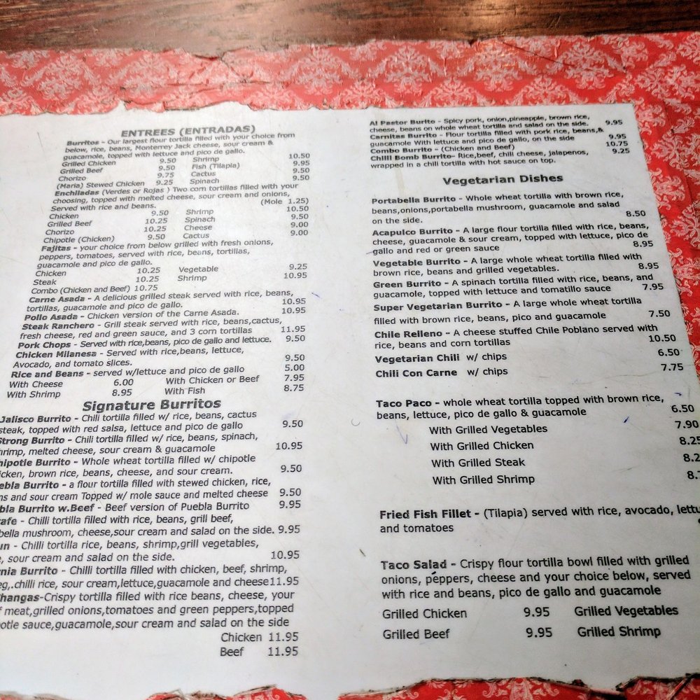 El Rancho Burritos - Menu - Mexican Near Me - New York, New York