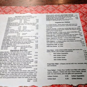 El Rancho Burritos - Menu - Mexican Near Me - New York, New York