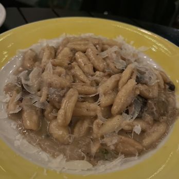 Traif - Cavatelli pasta with duck confit and porcini mushroom sauce - New American Near Me - Brooklyn, New York