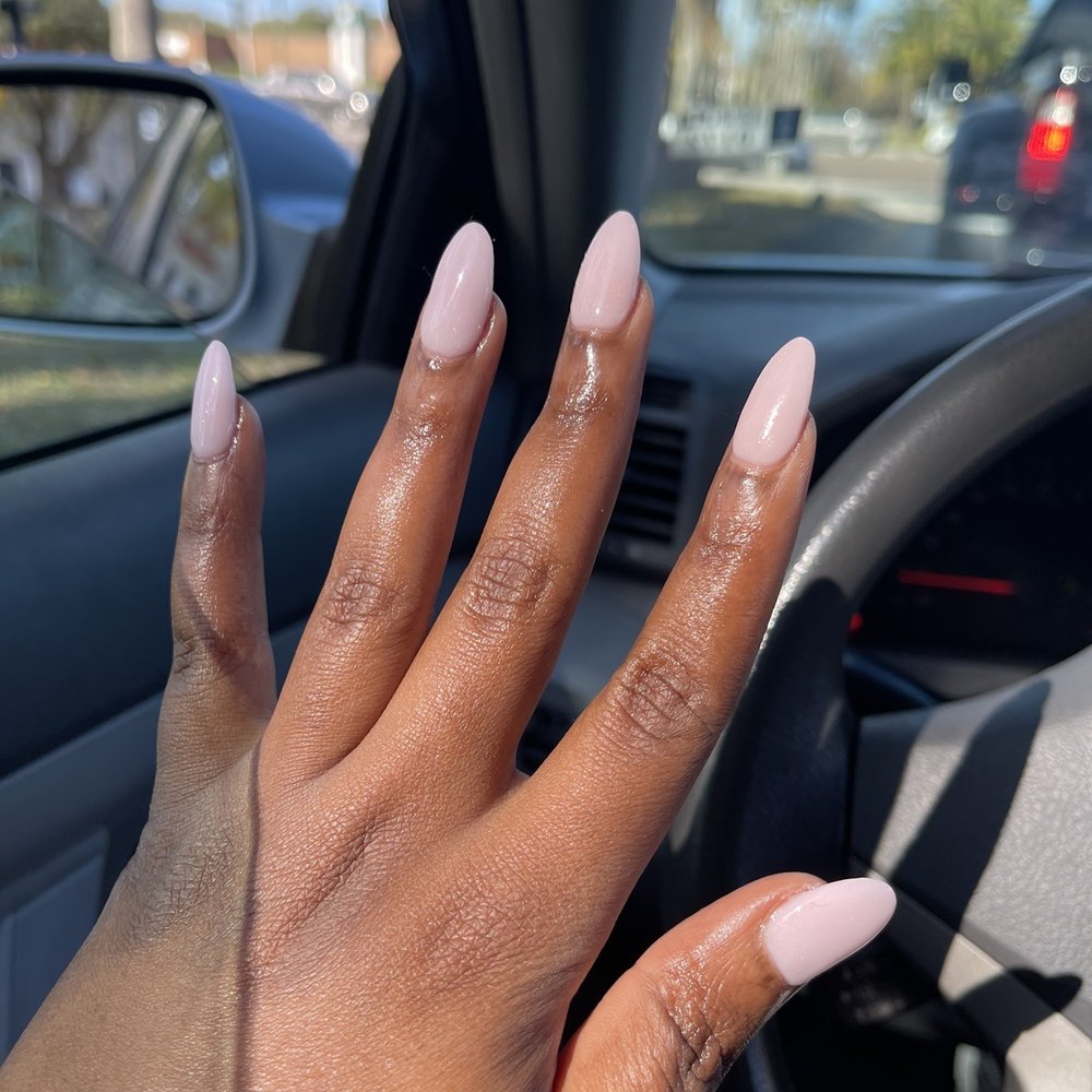 Blue Water Nails & Spa - Dipping power with tips - Nail Salons Near Me - Orlando, Florida