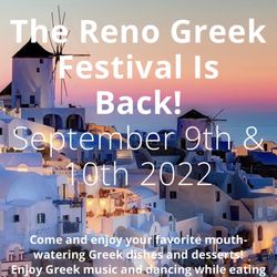 Reno Greek Festival - Such a pretty cover page..