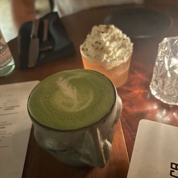 Ayahuasca Cantina - Matcha latte - Mexican Near Me - Dallas, Texas Ayahuasca Cantina - Matcha latte - Mexican Near Me - Dallas, Texas