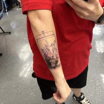 Seldom Rest Tattoo - Mid heart tattoo - Tattoo Near Me - Centerville, Ohio