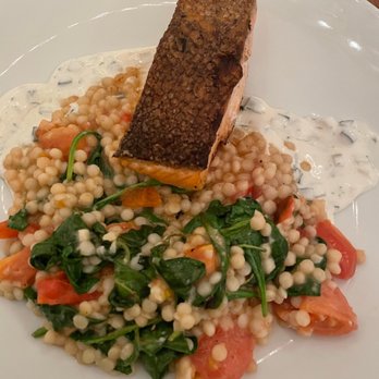 Whalers - Grilled Salmon w/ couscous - Bars Near Me - Bay Shore, New York