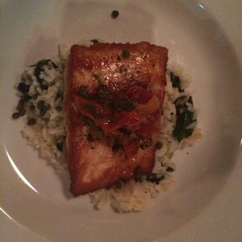 Tombo Grille - Salmon with rice - New American Near Me - Columbia, South Carolina Tombo Grille - Salmon with rice - New American Near Me - Columbia, South Carolina