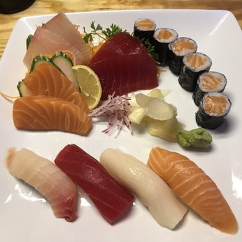 Hayashi Sushi - Sushi/Sashimi lunch combo! Excellent! The salmon melts in your mouth. I love this restaurant! Excellent food and very reasonable priced. - Sushi Bars Near Me - Murrells Inlet, South Carolina Hayashi Sushi - Sushi/Sashimi lunch combo! Excellent! The salmon melts in your mouth. I love this restaurant! Excellent food and very reasonable priced. - Sushi Bars Near Me - Murrells Inlet, South Carolina