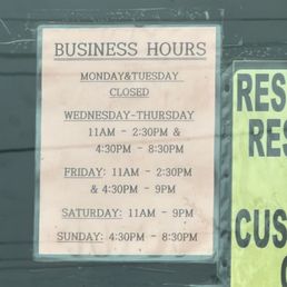 Business Hours
