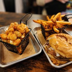 TR's Burgers - RANCHER AND CHEESE CURDS