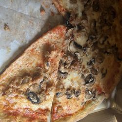 Corleone's Old Fashion Tomato Pie & Pizza - Our pizza!