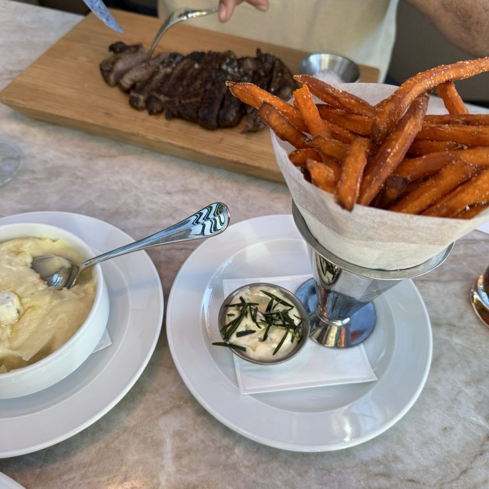 RH Rooftop Restaurant at RH Raleigh - Sweet potato fries and potato purée - Breakfast & Brunch Near Me - Raleigh, North Carolina RH Rooftop Restaurant at RH Raleigh - Sweet potato fries and potato purée - Breakfast & Brunch Near Me - Raleigh, North Carolina