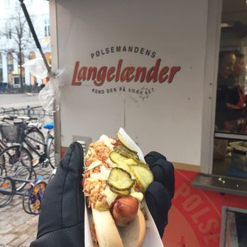 Jeanettes Pølser - Bacon wrapped HD with da works! - Hot Dogs Near Me - København