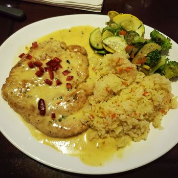 The Lakes Lounge - Chicken Francese with vegetable medley was very very good. The veggies were so well seasoned. - American Near Me - Las Vegas, Nevada The Lakes Lounge - Chicken Francese with vegetable medley was very very good. The veggies were so well seasoned. - American Near Me - Las Vegas, Nevada