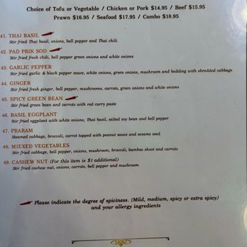 Saby Thai Restaurant - Menu - Thai Near Me - San Jose, California Saby Thai Restaurant - Menu - Thai Near Me - San Jose, California