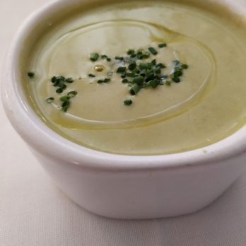 Delicat - Crema de guisantes con hierbabuena - Asian Fusion Near Me - Valencia, V