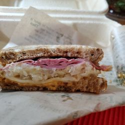 McAlister's Deli - This is what I was served. There was so little meat on it that all I tasted was so much sauerkraut. I love their Reuben's but NO MORE!
