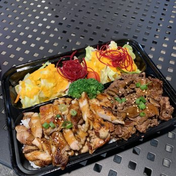 Orange Grill - Chicken and beef combo - Japanese Near Me - Cypress, California