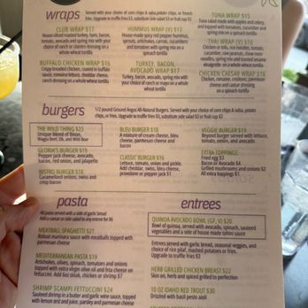Gloria’s - menu - Juice Bars & Smoothies Near Me - Moab, Utah